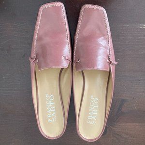 FRANCO SARTO Dusty Rose Mule Sz 7.5